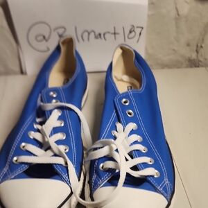 Converse Blue and White Sneakers